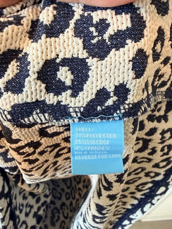 J McLaughlin Classic Navy and White Floral Sheath Dress geo cheetah size 10 NEW - Picture 5 of 9